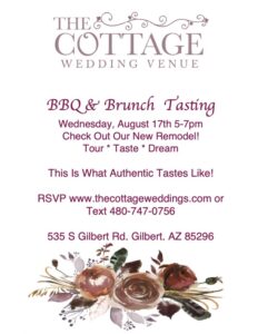 August BBQ & Brunch Tasting