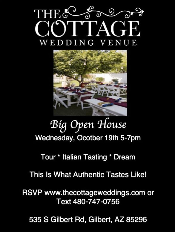 The Cottage Wedding October Open House
