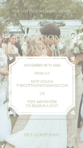 The Cottage Weddings Tasting nov-18-2026