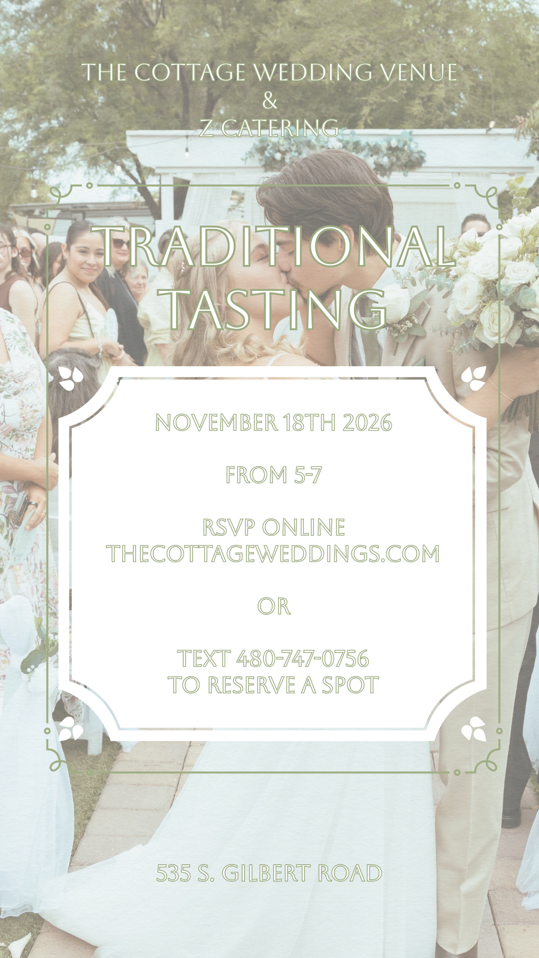 The Cottage Weddings Tasting nov-18-2026